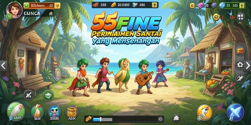 Tampilan menarik dari gameplay 55FIVE yang mengasyikkan.