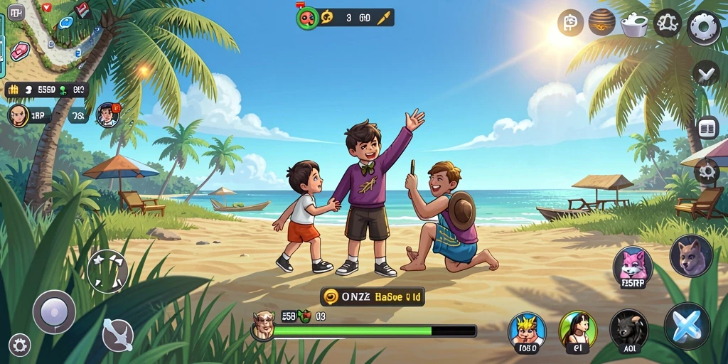 Tangkapan layar gameplay 55RP yang menunjukkan aksi permainan yang mendebarkan.