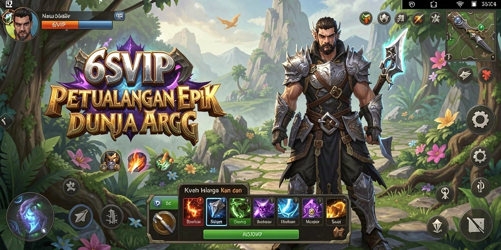 Tampilan seru gameplay ARPG di 6SVIP dengan aksi epik.