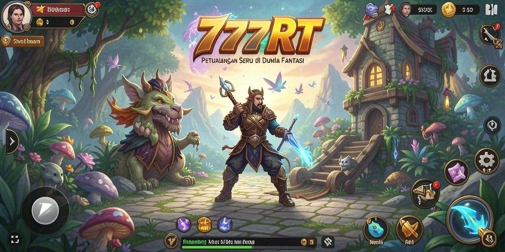Tampilan gameplay yang menegangkan dalam petualangan 777RT.