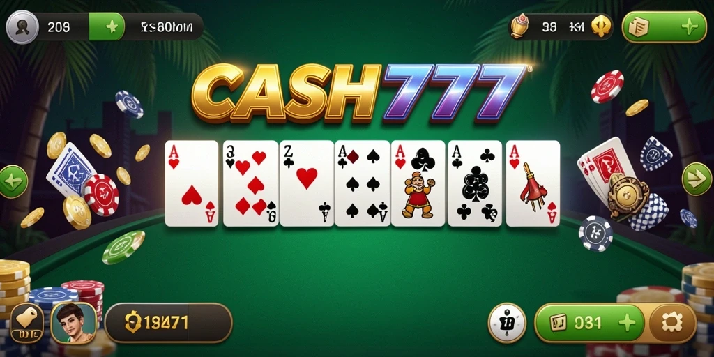 Tampilan menarik dari gameplay Domino CASH777.