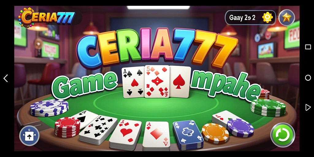 Gameplay seru dalam CERIA777 dengan tampilan Gaple yang menarik.