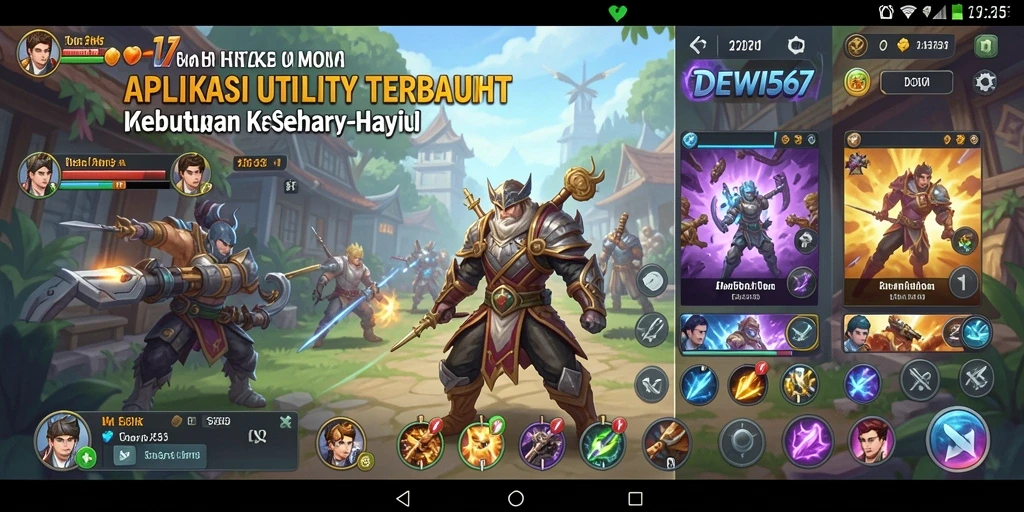 Screenshot utama DEWI567 menunjukkan tampilan antarmuka pengguna yang ramah.
