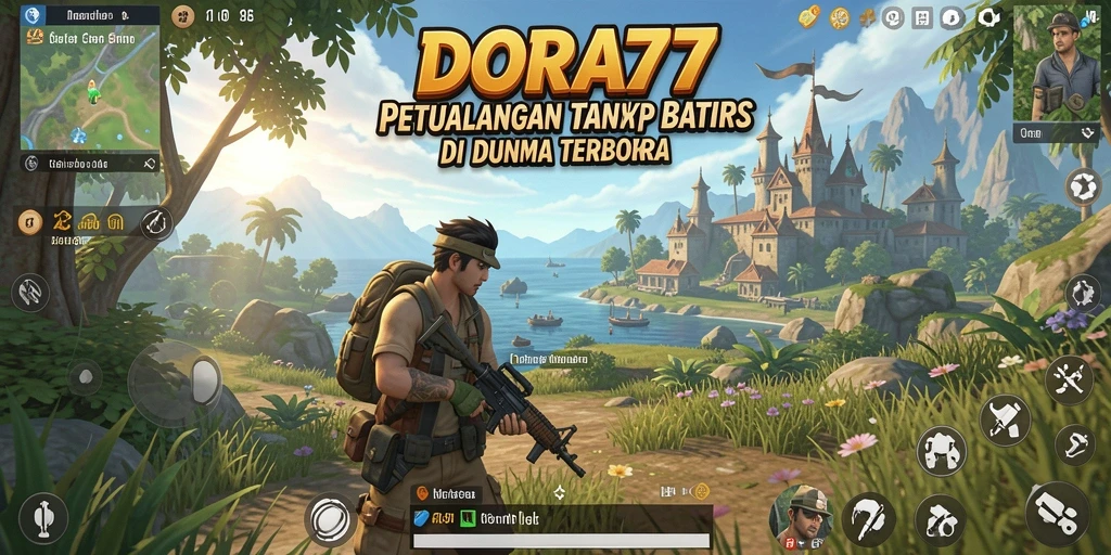 Tampilan gameplay DORA77 yang mengesankan dalam dunia Open World.