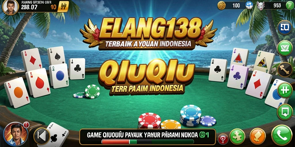 Gameplay seru QiuQiu di ELANG138 dengan teman-teman.