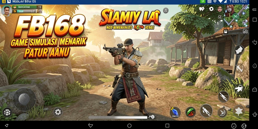 Tangkapan layar FB168 menampilkan gameplay simulasi yang menarik dan interaktif.