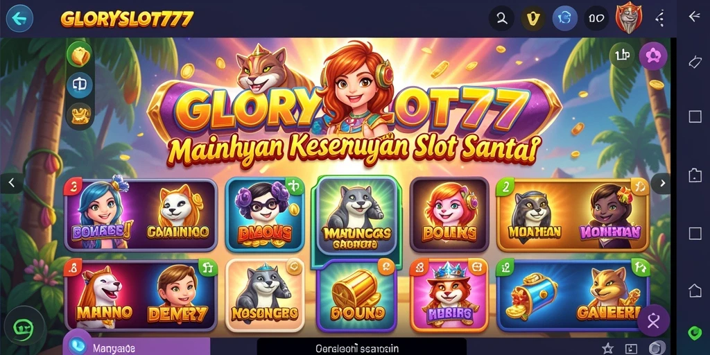 Tampilan indah dan gameplay menarik dari GLORYSLOT777.