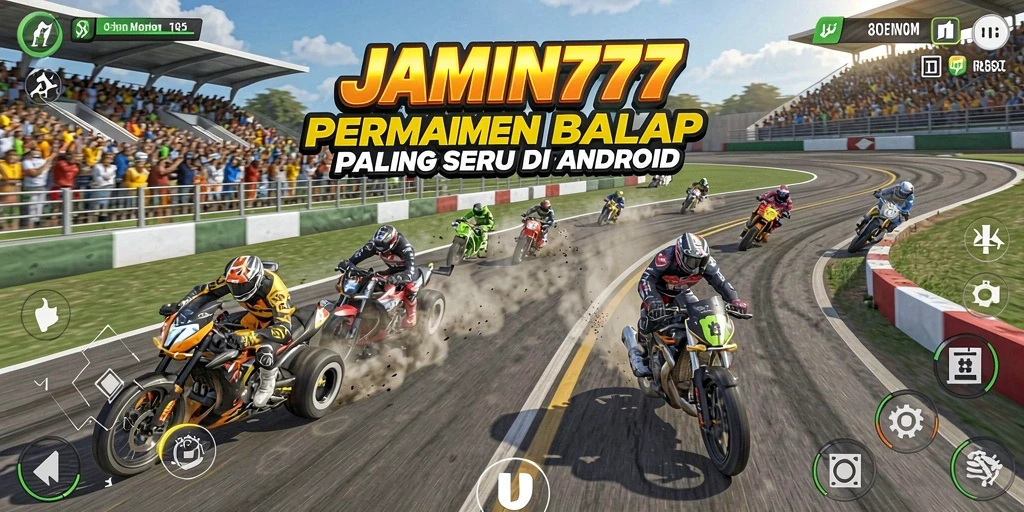 Tampilan gameplay JAMIN777 yang dinamis dan mengasyikkan saat balapan.