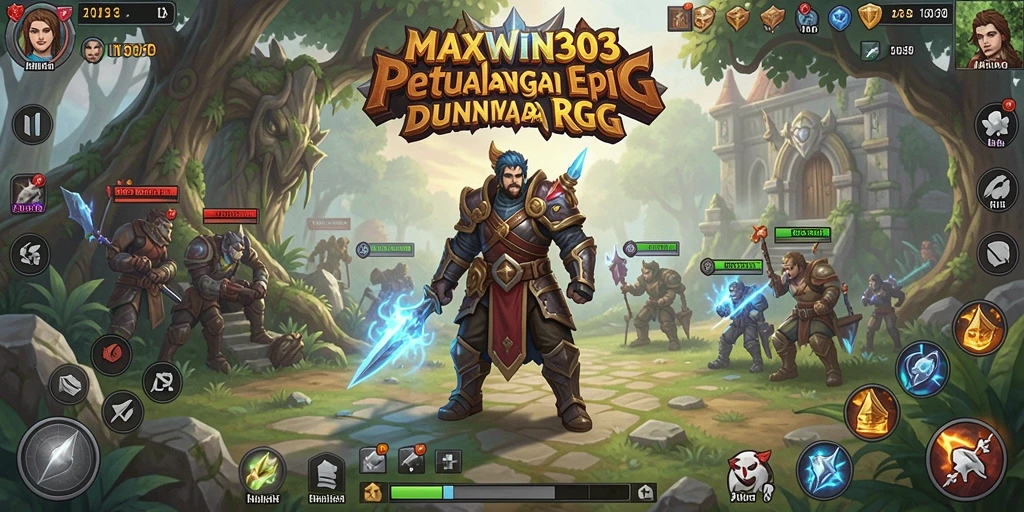 Gameplay seru di dunia petualangan RPG MAXWIN303.