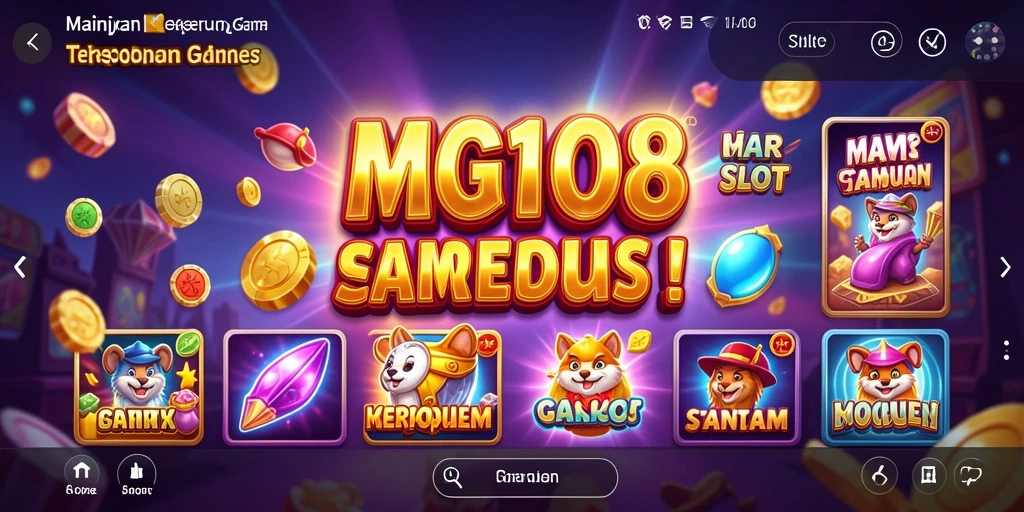 Tampilan seru gameplay slot MG108 dengan grafis yang menarik.
