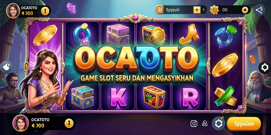 Screenshot menampilkan gameplay mengasyikkan OCATOTO dengan grafis yang menawan.