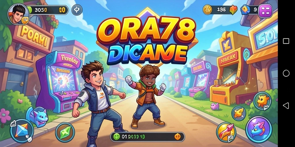 Gameplay seru dan menantang dalam ORA78 yang penuh warna.