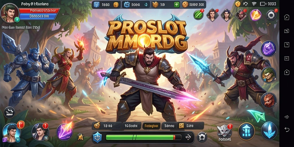 Tampilan gameplay seru dan menakjubkan dalam <strong>PROSLOT</strong>.