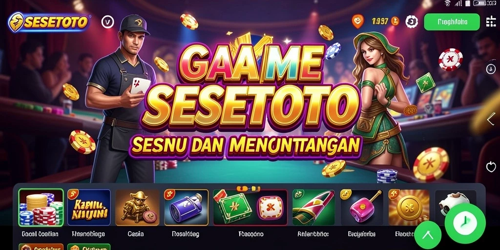 Gameplay seru yang ditawarkan oleh SESETOTO dalam Kasino.