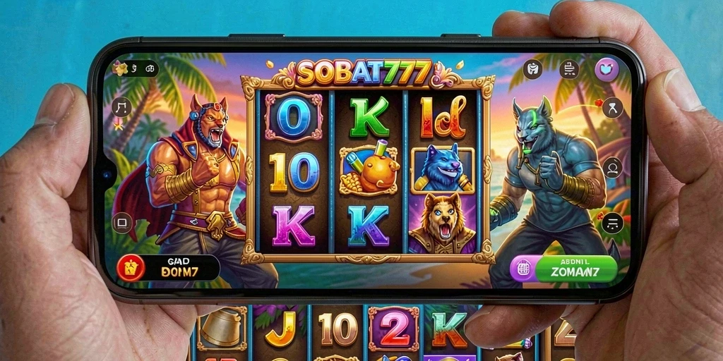 Menampilkan gameplay Slot yang seru dan menguntungkan.