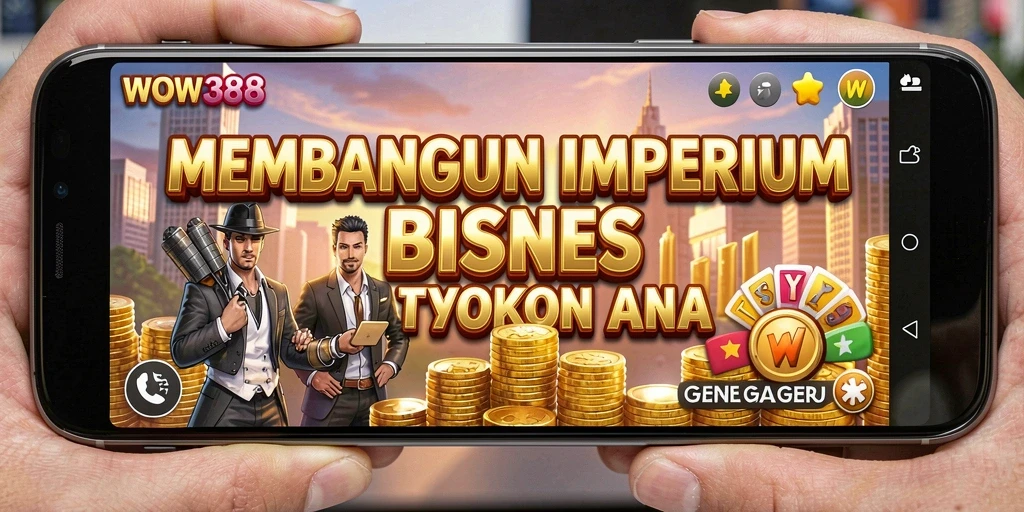 Screenshot gameplay WOW388 menunjukkan pengalaman manajemen bisnis yang mendalam.