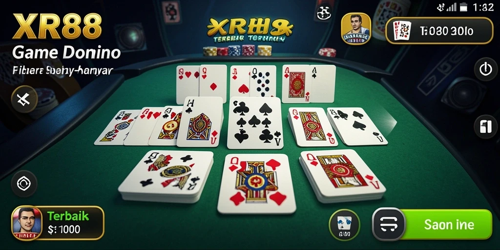 Tampilan menarik dari gameplay domino XR88.
